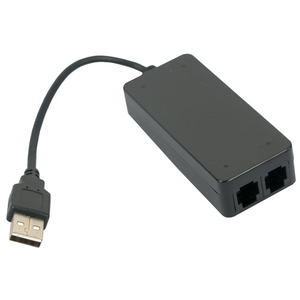 Módem de fax, controlador de módem externo de puerto dual USB2.0 56K, Plug and Play - Product Image 4