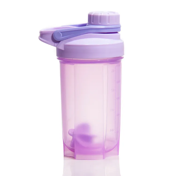 Bán buôn rò rỉ bằng chứng BPA miễn phí thể thao chai nước Shakers biểu tượng tùy chỉnh nhựa phòng tập thể dục Protein Shaker chai nước