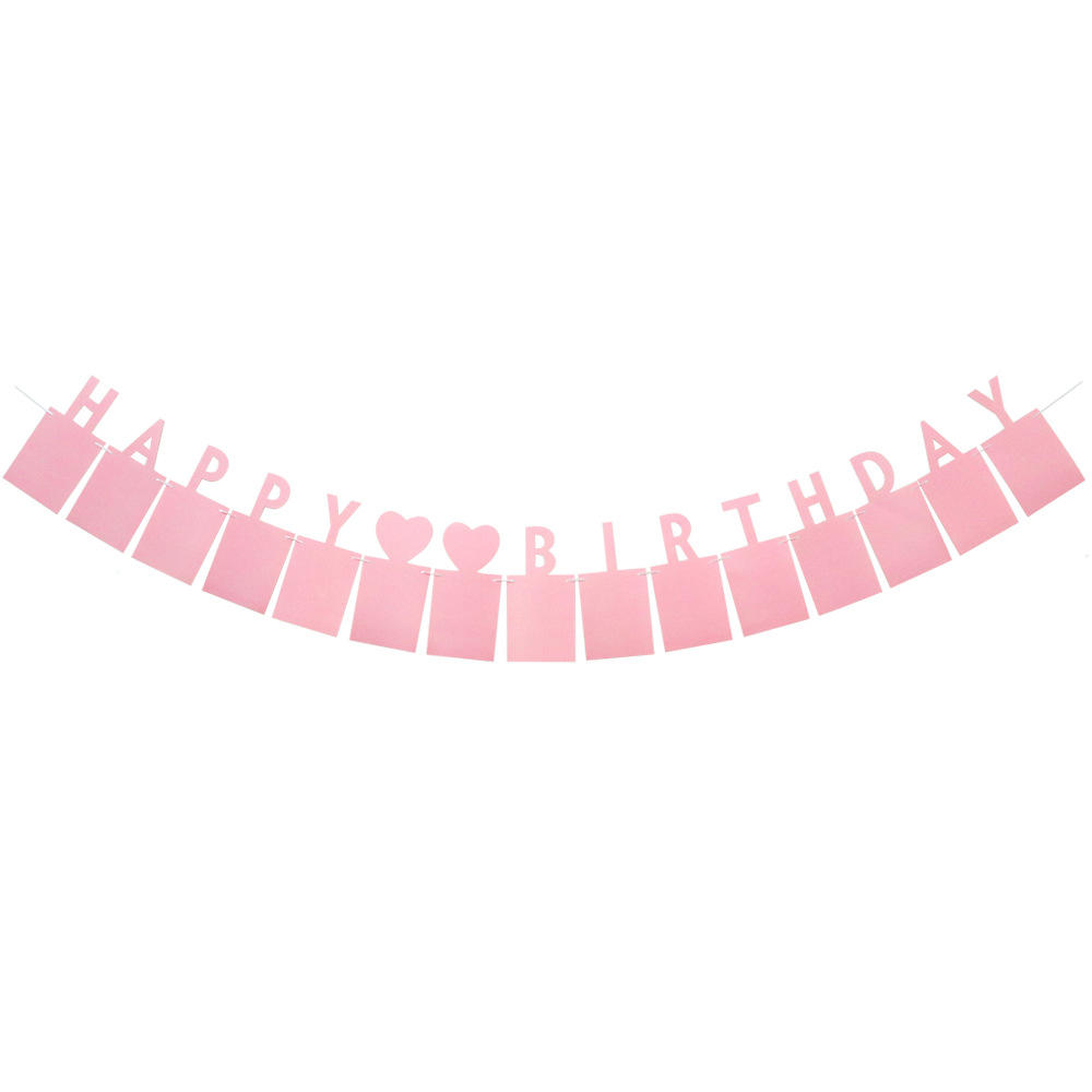 Foto de cumpleaños Rosa tirar de la bandera