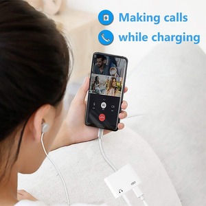 3合1高品质USB C声卡分离器音频适配器类型C至3.5毫米全新用于手机使用OT保护