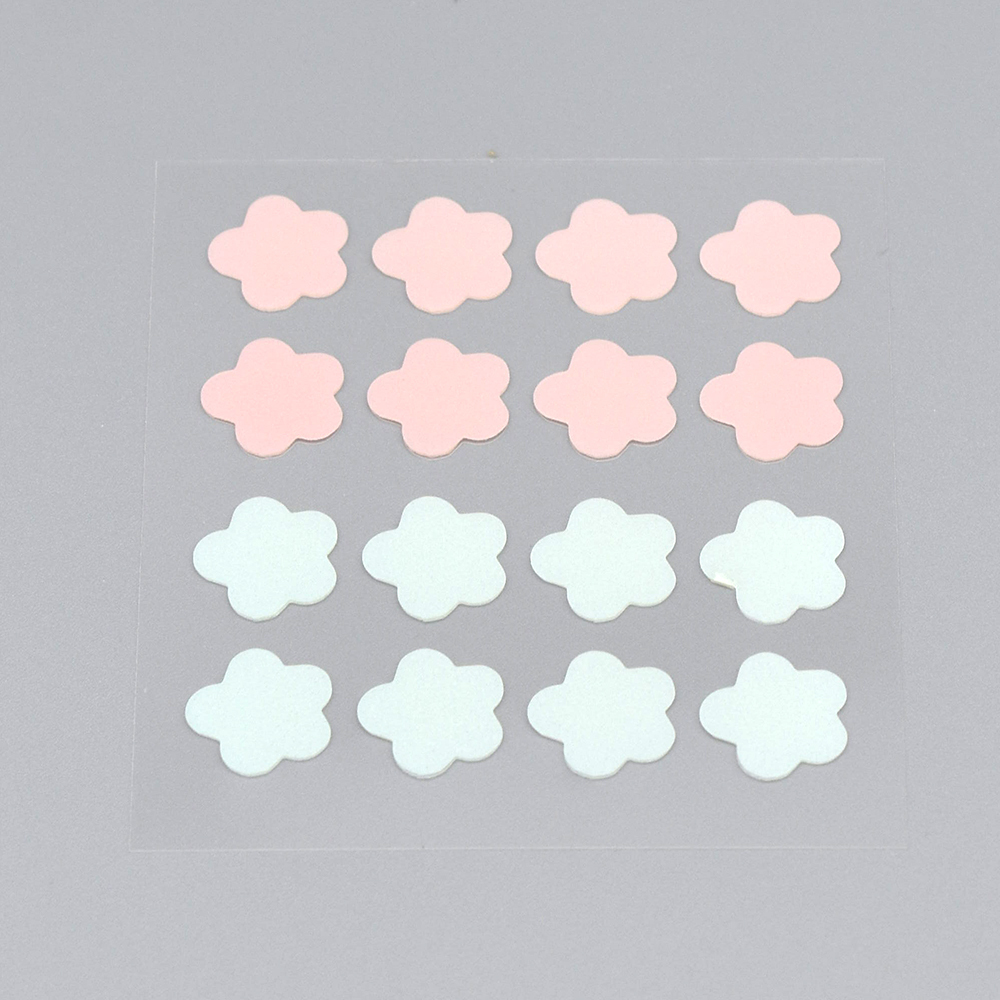 Parches para el acné con flores