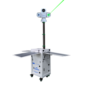 Solución de vigilancia de cámara de red de remolque de seguridad de despliegue rápido con energía solar todo en uno para sitios de construcción - Product Image 1