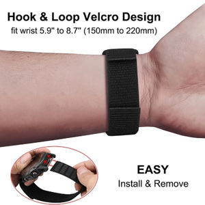 Eraysun 22mm 26mm <strong>Hook</strong> <strong>Loop</strong> Nylon Band <strong>Strap</strong> for Garmin Enduro Fenix 6 6X Pro 5X Plus/TACTIX DELTA/MK2i/Forerunner 945 Watchband - Product Image 2