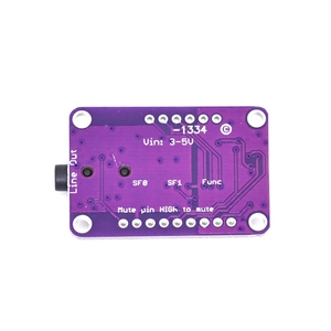 CJMCU-1334 DACモジュールCJMCU-1334 UDA1334A I2SDACオーディオステレオデコーダーモジュールボード3.3V-Arduino用5V - Product Image 2