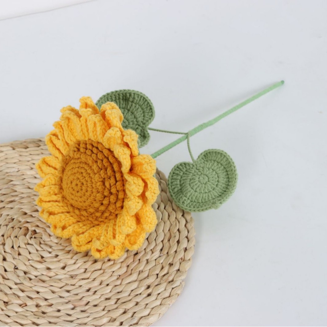 Double coeur fleur jaune-jaune tournesol