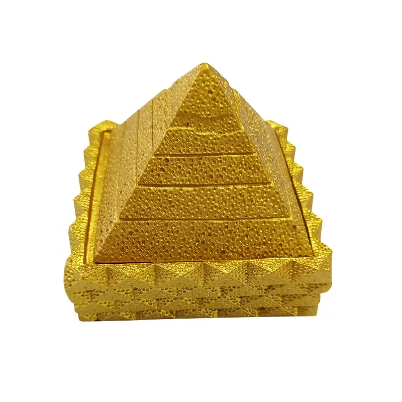 Piramide energetica in pietra minerale naturale positiva con piramide di energia positiva Feng Shui per ufficio a ioni negativi