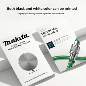 Fabrika özel tasarım renk kağıt servis ürünleri ambalaj talimatı kullanım kılavuzu katalog kitap karton kitapçık baskı - Product Image 2