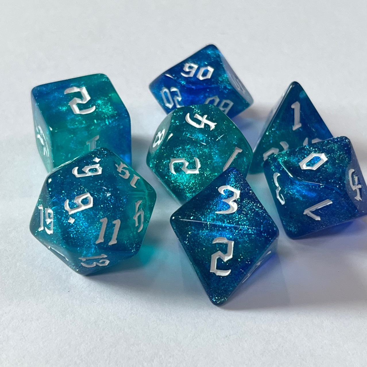 New font aqua + blue