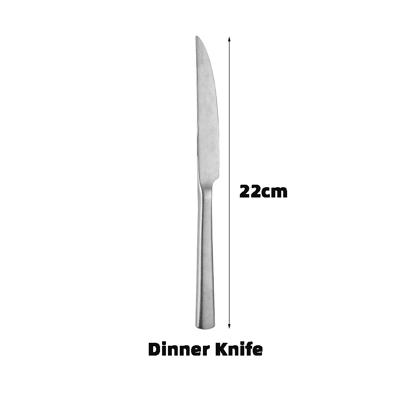 1-Antique Silver Dinner Knife