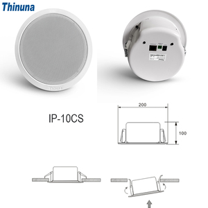 Thinuna-IP-10CS profesional de Audio, sistema Dante PA, transmisión de red IP Coaxial, altavoz de techo con fuente de alimentación POE, 10W - Product Image 5