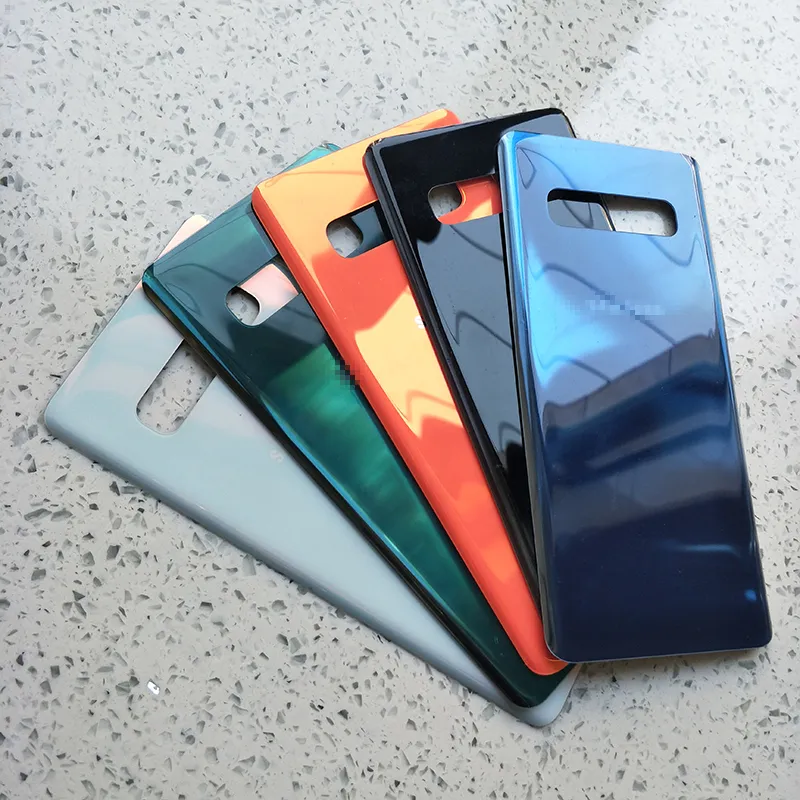 Untuk Samsung Galaxy S10 Kaca Belakang Penutup Housing Case Belakang untuk Samsung Galaxy S10 S 10 Pintu Belakang Case pengganti