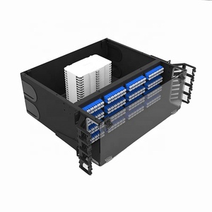 Precio de fábrica 4 RU Puerto fijo 384 LC/SC/ST/FC SPCC Panel de conexión de fibra óptica para centro de datos - Product Image 5