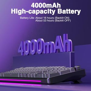 AULA S98 Gasket Mechanical <strong>Keyboard</strong> 98 <strong>Keys</strong> RGB Wireless Bluetooth Gaming <strong>Keyboard</strong> Suitable for <strong>Computer</strong> case - Product Image 4