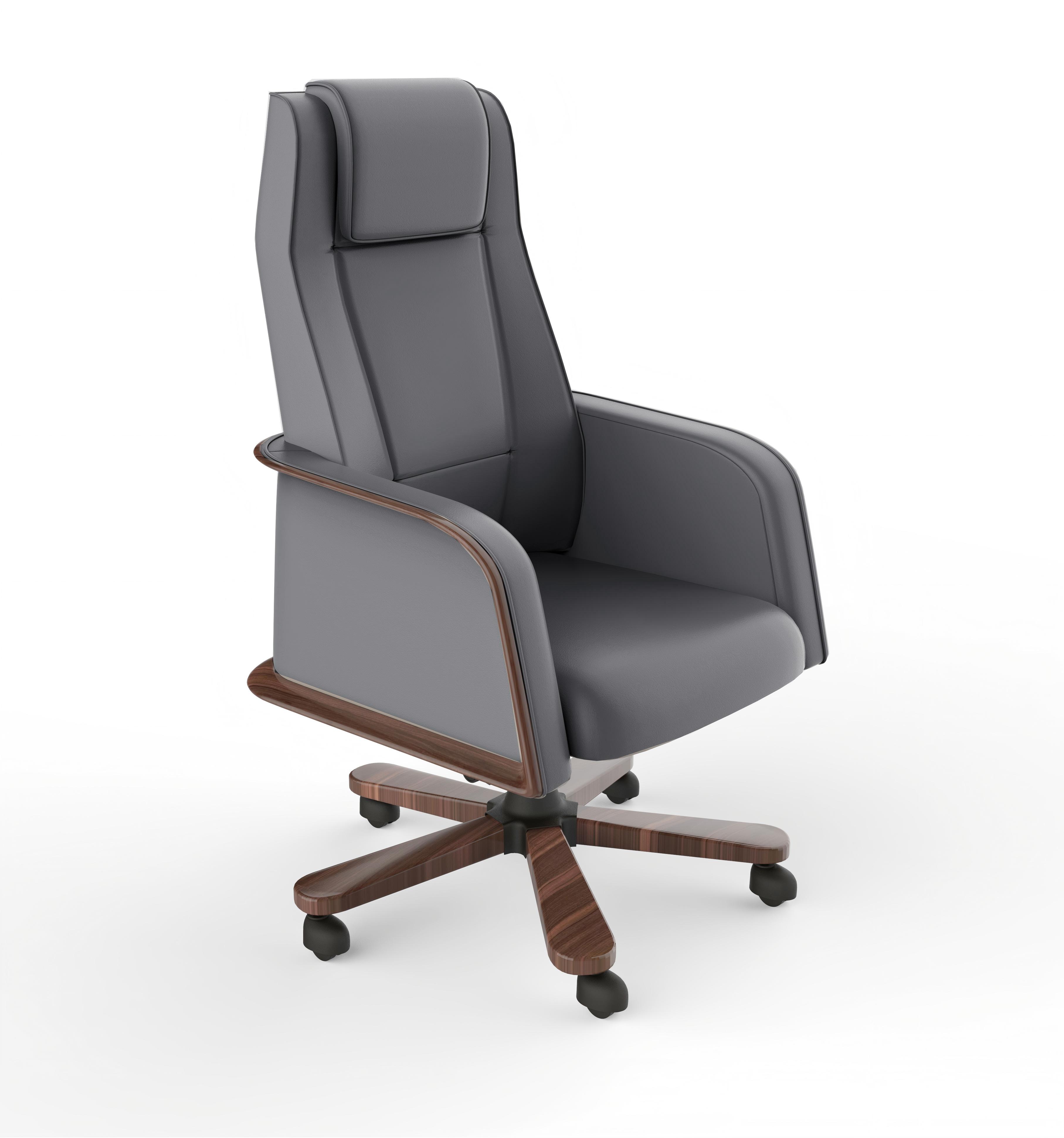Deep grey Cowhide