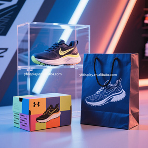 OEM ODM một cửa giải pháp <span class=keywords><strong>Acrylic</strong></span> hiển thị kệ cho Giày rõ ràng <span class=keywords><strong>Acrylic</strong></span> hiển thị đứng với bao bì hộp mang theo túi - Product Image 3
