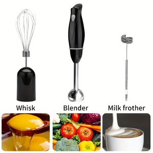 PANCERKA 3 1 elektrikli 600W ev kullanımı el Blender hızlı kolay temiz 4 bıçakları el mikseri mutfak ABS mutfak hızlı kolay temiz - Product Image 2