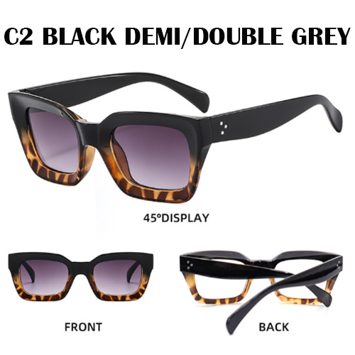 C2 negro Demi/doble gris