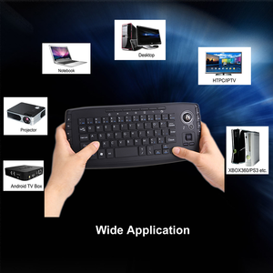 2,4G Air mouse innovación trackball teclado Mini teclado inalámbrico 2 en 1 teclado ratón conjunto para PC portátil - Product Image 2