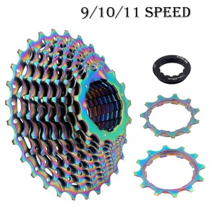 OEM/ODM BUCKLOS铬钼钢电镀彩色超轻公路自行车飞轮8/9/10速11-28t自行车盒 - Product Image 2