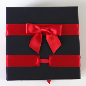 <strong>Custom</strong> Pre Tie <strong>Bow</strong> Red Pre-tied Satin Ribbon <strong>Elastic</strong> <strong>Bow</strong> With Stretch <strong>Loop</strong> for Gift Box Packing or Warping - Product Image 2