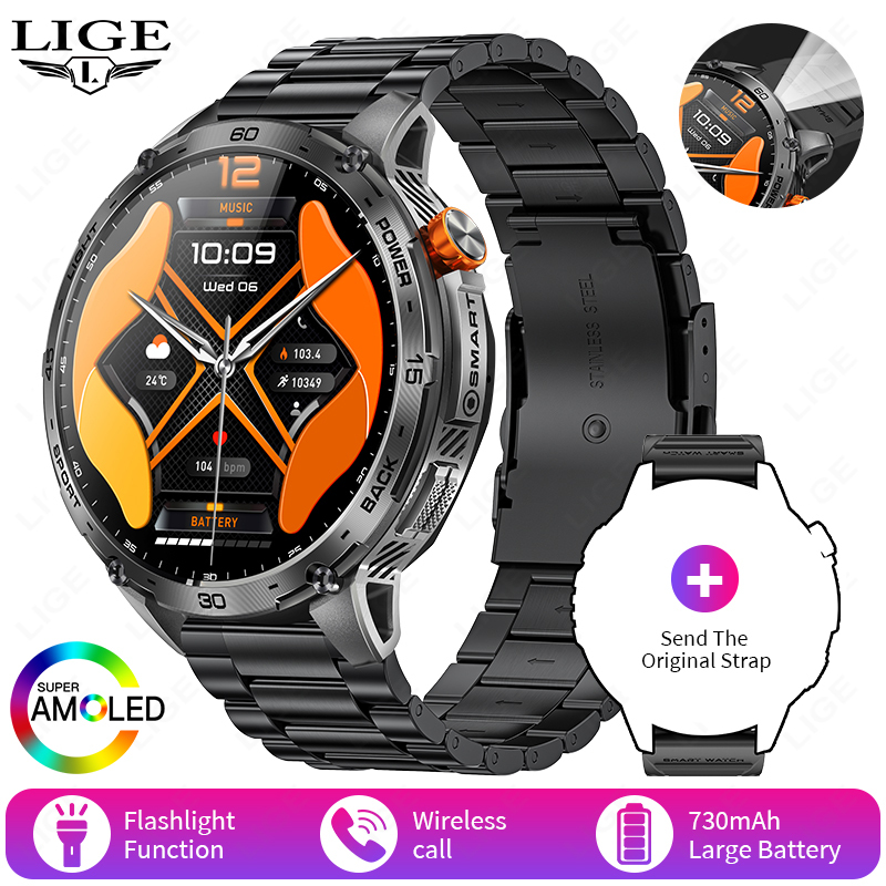 D - black steel + gift strap