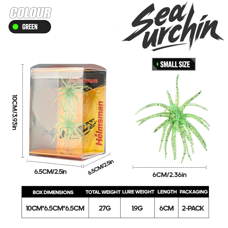 S -2pcs/box-green