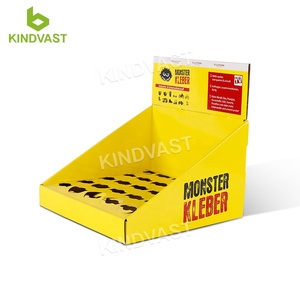 定制纸质Cdu Pop桌台面零售台面展示架Pdq纸板柜台展示 - Product Image 4