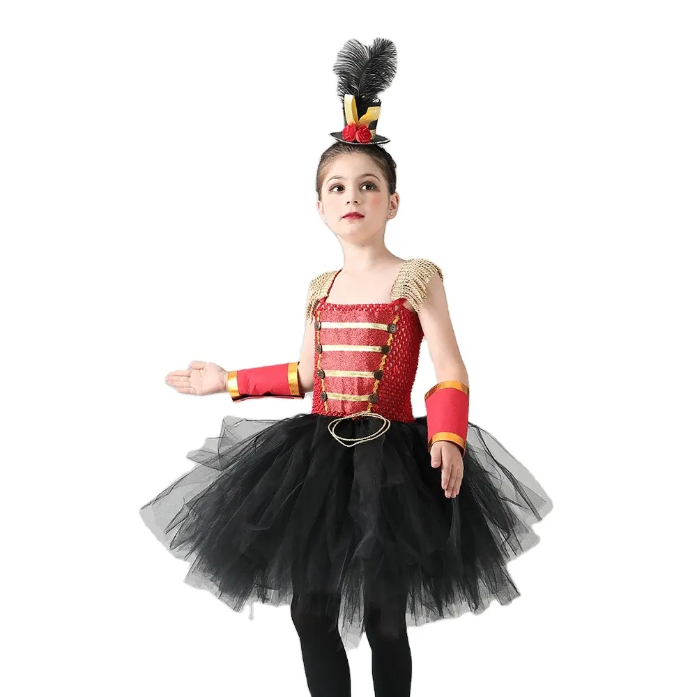 2022 Sommer Mädchen Nussknacker Cosplay Tutu Kleid mit Zubehör Halloween Party oder Karneval Kostüme für Kinder