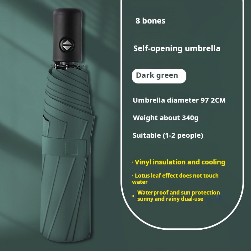 Parapluie automatique 8K (Vert)