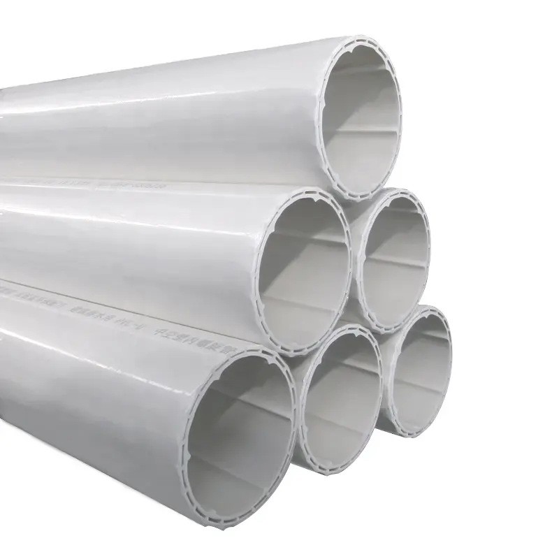 China HYDY Fabrik großer Durchmesser 20mm-630mm Farbe Grau Weiß PVC-U PVC-Kunststoff rohr für Entwässerung