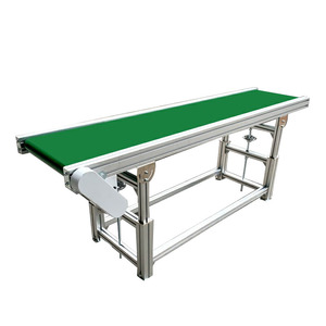 带侧轨/围栏的聚氯乙烯橡胶螺旋输送带滚子链输送机 - Product Image 5