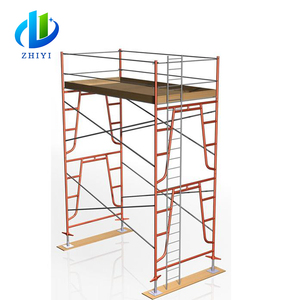 Andamio de hierro japonés para construcción móvil de acero tubular de 3 capas, equipo de andamio rápido suspendido para construcción - Product Image 2