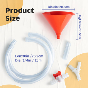 Đôi tiêu đề thiết kế nhựa bia Phễu với van cho chugging cuộc thi bên trò chơi Đại Học sự kiện cho ngày sinh nhật Giáng sinh - Product Image 4