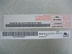 Innolux 10.2 inch TFT LCD Bảng điều khiển màn hình hiển thị a102vw01 V7 800*480 Độ phân giải - Product Image 3