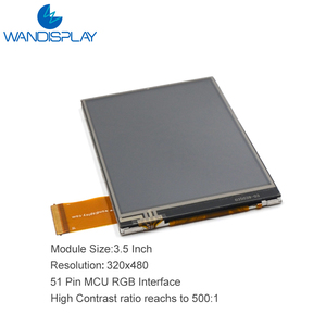 Wandisplay 3,5-Zoll-Bildschirm LCD-Display 3,5-Zoll-Touchscreen-TFT-LCD-Modul mit 51-poliger 51-poliger FPC 24-Bit-MCU-RGB-Schnittstelle - Product Image 6