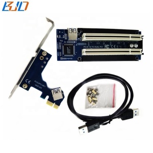 PCIe <strong>PCI</strong>-E 1X to 2 X <strong>PCI</strong> Slot Expansion Riser Adapter Card for Sound/Tax Control/Capture/Voice/Serial and Parallel Cards - Product Image 6