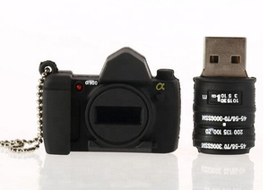 Pvc 可爱相机形状 8Gb 16Gb 免费样品 32Gb Usb 2.0 闪存驱动器数据存储笔驱动器卡通 u盘