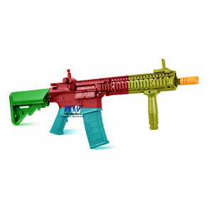 ปืนยิงเจล V2 MP5 SJ ปลอกกระสุนไฟฟ้าแบบนิ่มชุดยิงพลาสติก - Product Image 6