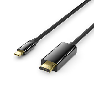 Convertidor USB C macho a HDTV hembra de 20CM 4K 30Hz tipo C entrada HD MI salida Cable de Audio en gris para computadora portátil chaqueta de PVC - Product Image 6