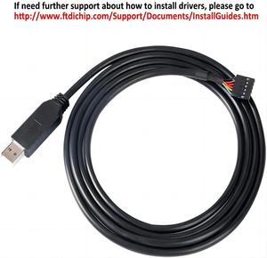 Adaptör kablosu Pitch dişi soket başlık UART tel USB TTL seri 3.3V 6 Pin 0.1 inç Rj45 dişi konnektör elektrik kabloları - Product Image 6