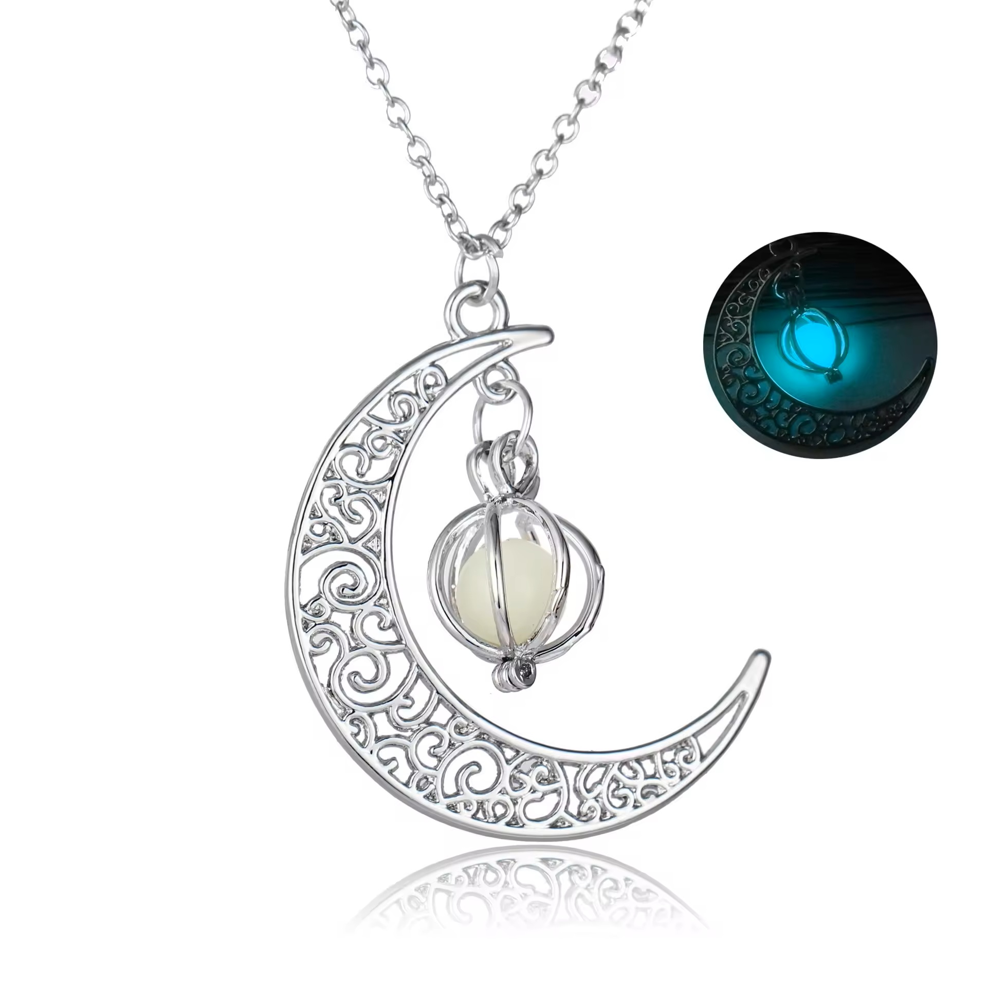 แสงสีเขียวอมฟ้า