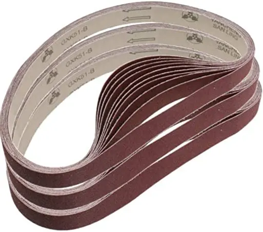 مصنع التخصيص قماش الصنفرة حزام رملي أكسيد الألومنيوم حزام لتلميع الخشب