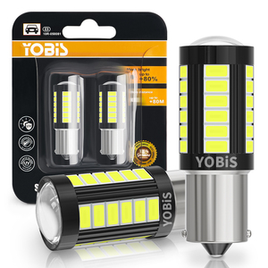 Đèn LED tự động cao sáng 5630 33SMD đèn DC12-80V 1156 1157 CANBUS LED đèn báo rẽ phanh đỗ xe - Product Image 2