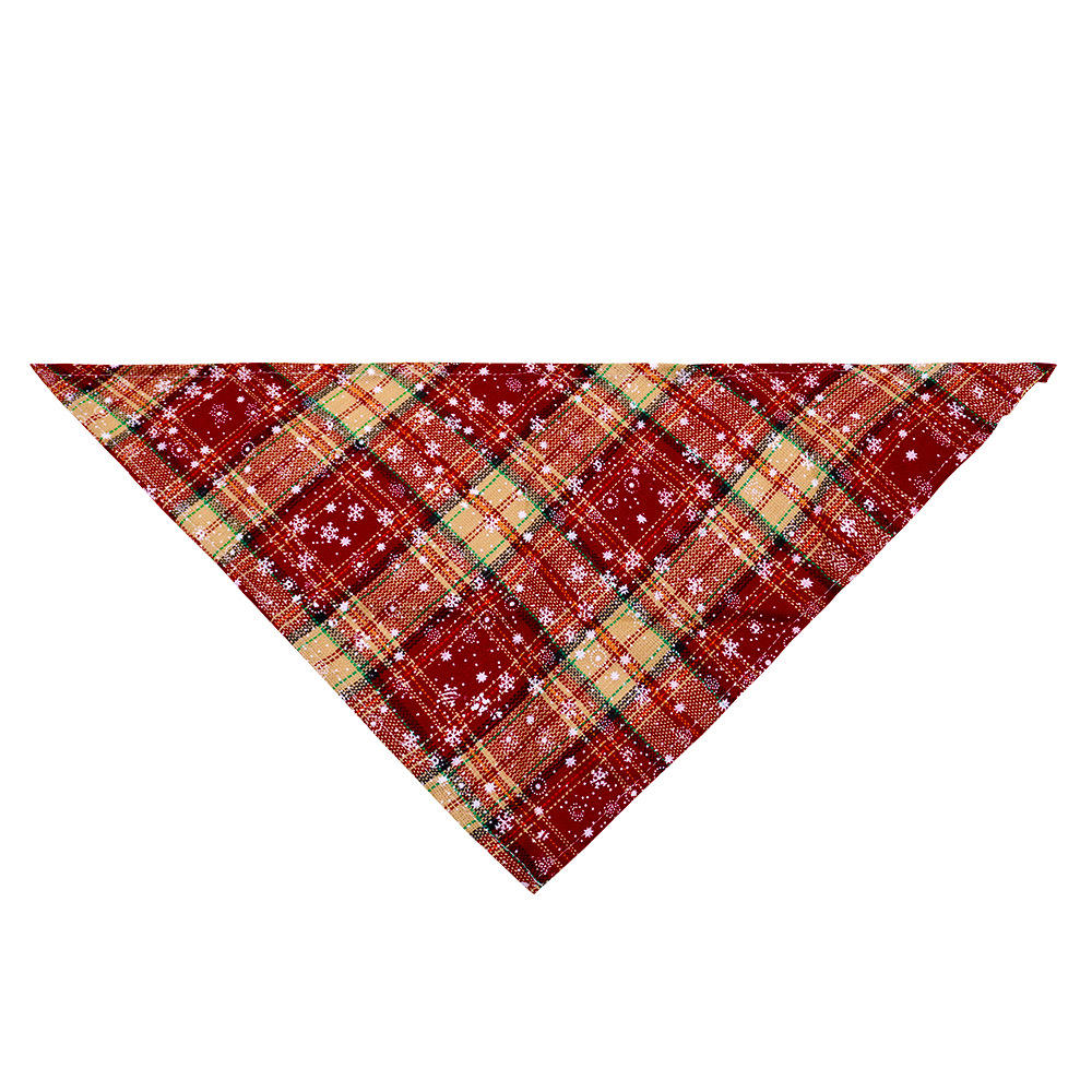 Ba025 plaid bourgogne flocon de neige