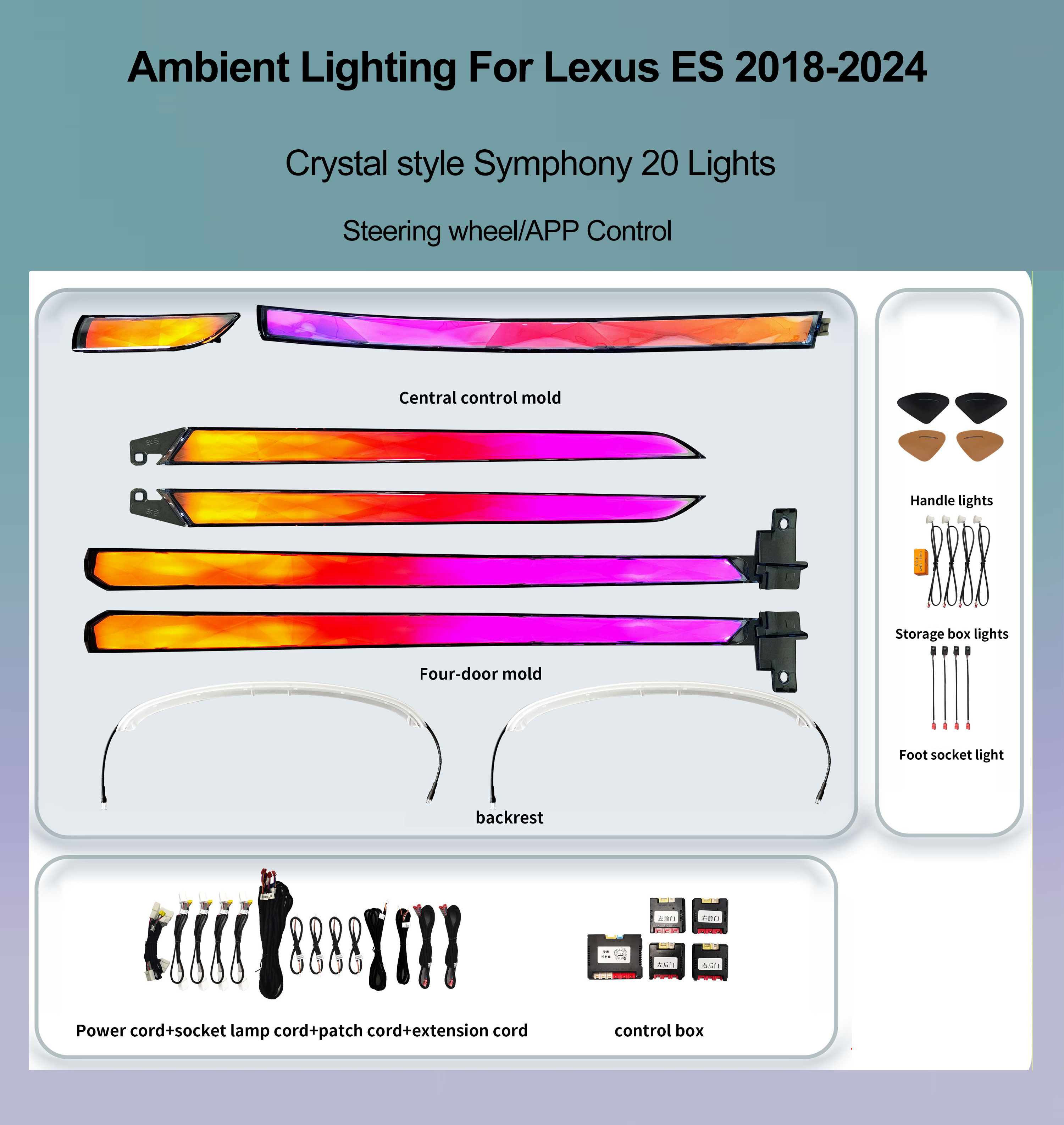 Estilo Cristal Sinfonía 20 Luces