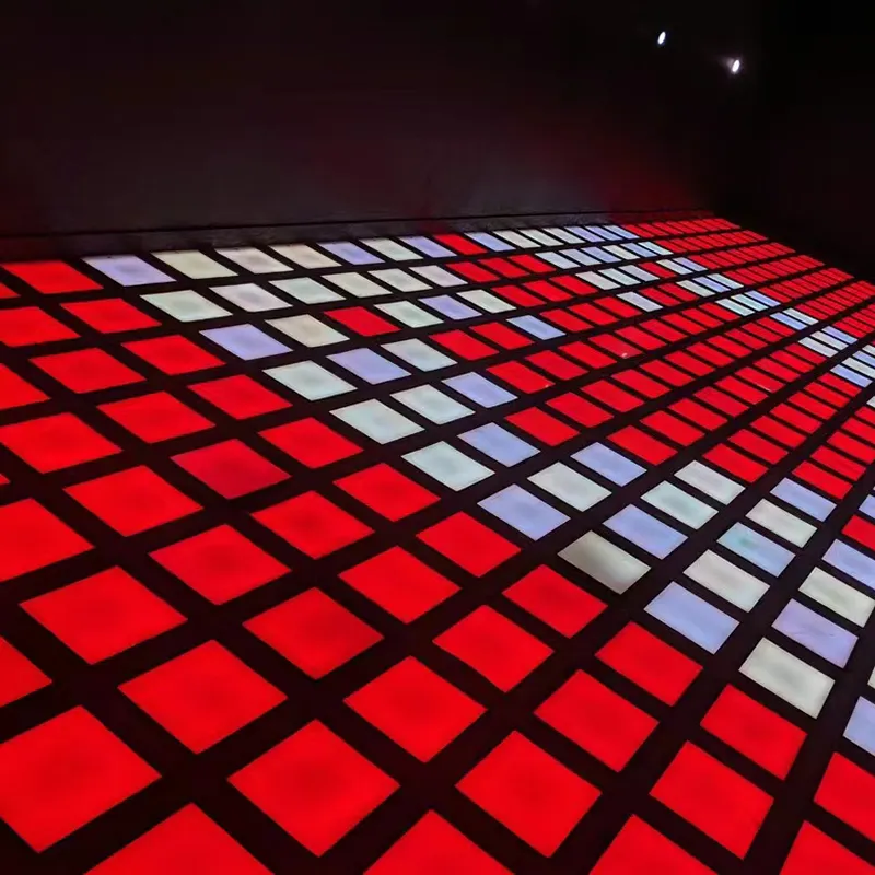 El más nuevo juego de moda interactivo Led Dance Floor Grid Sensitive