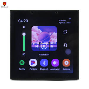 Android 11 WiFi настенный усилитель 4x20 Вт Bluetooths музыкальный контроллер с 4-дюймовым экраном Поддержка RS485 - Product Image 2