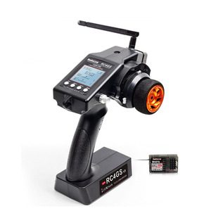 RadioLink RC4GS V3 <strong>remote</strong> control 2.4G 4 channel R6FG vehicle 4CH LCD screen gun control - Product Image 1