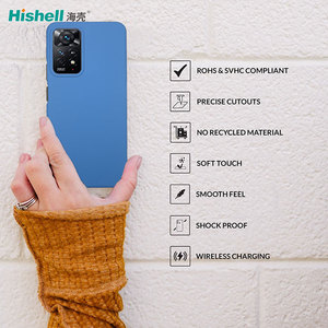 Yüksek kaliteli silikon telefon koruyucu kılıf tüm Anti damla kabuk Redmi için not 11 Pro 4G lacivert telefon kılıfı - Product Image 4