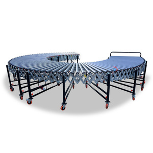 Motorized Roller <strong>Conveyor</strong> Line Customized Flexible Telescopic Roller <strong>Conveyor</strong> for Farm Boxes <strong>Unloading</strong> <strong>Loading</strong> - Product Image 3